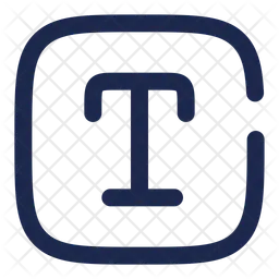 Text Square  Icon