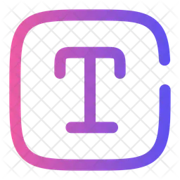 Text Square  Icon