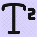 Text Superscript Text Subscript Text Subscript Icon