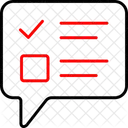 Text survey  Icon