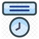 Text Time Text Time Icon