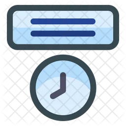 Text Time  Icon