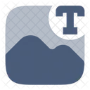 Text To Image Talk Social Media Chat Icon