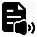 Text To Speech Voice Audio Icon
