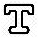 Text Tool Shape Ui Icon