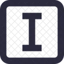 Text Tool T Square Icon