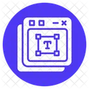 Text Tool Text Text Box Icon