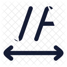 Text Tracking  Icon