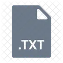 Text Type Txt Type Txt Format Icon