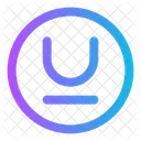 Text Underline Circle Underline Underline Text Icon