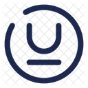 Text Underline Circle Underline Underline Text Icon