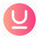 Text Underline Circle Underline Underline Text Icon
