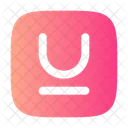 Text Underline Cross Underline Underline Text Icon