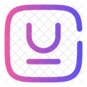 Text Underline Cross Underline Underline Text Icon
