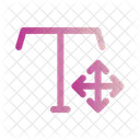 Text Verschieben Editor Symbol