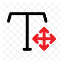 Text Verschieben Editor Symbol