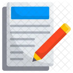 Text Writing  Icon