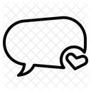 Textblase Chatten Text Symbol
