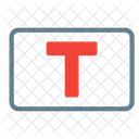 Textbox Type Letter Icon