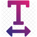 Textbreite Symbol