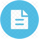 Texte Feuille Document Icon