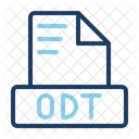 Odt Document Donnees Icon