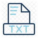 Txt Document Donnees Icon