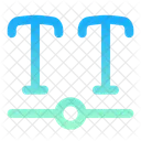 Texte Variable Front Texte Document Icône