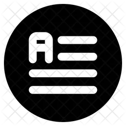 Textfeld  Symbol