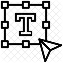 Textfeld Typ Bearbeitungstools Symbol