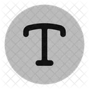 Textkreis Textkreis Text Symbol