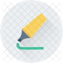 Textmarker Stift Marker Symbol