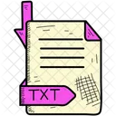 Tex Documento Formato Ícone