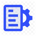 Texto Documento Tecnico Ícone