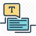 Texto Forum Mensagem Icon