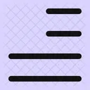Alinear Texto Justificar Derecha Alinear Texto Justificar Derecha Justificar Derecha Icon