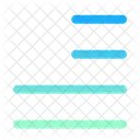 Texto Alinear Justificar Derecha Texto Alineacion Icon