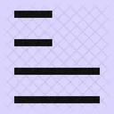 Alinear Texto Justificar Izquierda Alinear Texto Justificar Izquierda Justificar Izquierda Icon