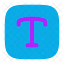 Cuadrado De Texto Texto Tipografia Icon