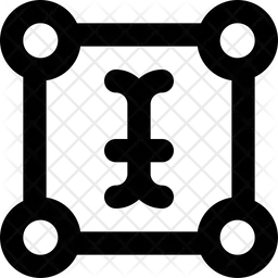 Texto do cursor  Ícone