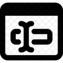 Texto en línea editado  Icono