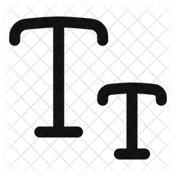 Texto en versalitas  Icono