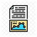 Texto Analisis Grafico Icono