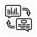 Texto Voz Onda Icono