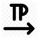 Textrichtung Von Links Nach Rechts Text Format Symbol