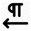 Textrichtung Von Rechts Nach Links Text Format Symbol