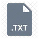 Texttyp TXT Typ TXT Format Symbol