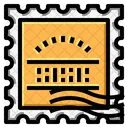 Stamp Square Grunge Icon