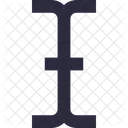 Text Werkzeug Reissschiene Symbol