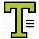 Textwerkzeug  Symbol